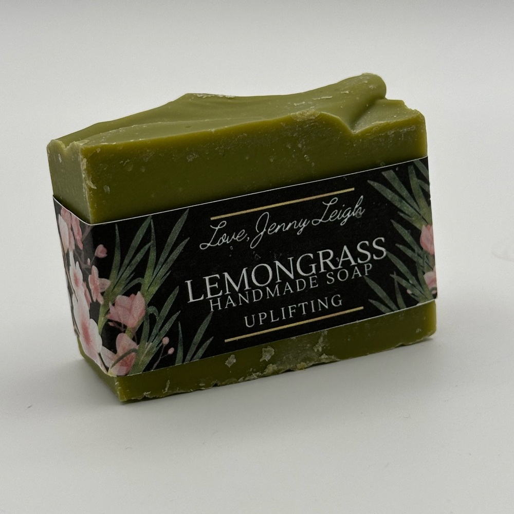 Lemongrass “Love, Jenny Leigh” Uplifting Luxury Artisan Soap